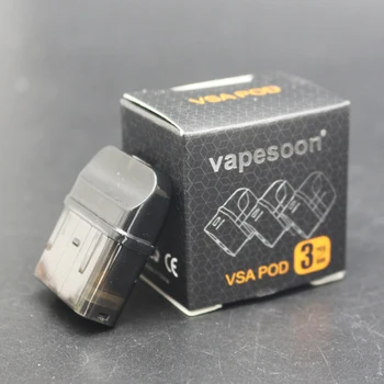 

12pcs Vapesoon Original VSA Pod 2ml Refillable Replacement Pod Cartridge Capacity 1.2ohm fit Vapesoon VSA Pod Vape Kit