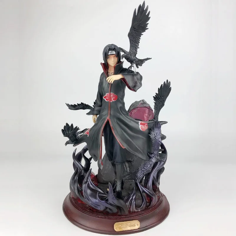 

New GK Naruto Shippuden Crows Uchiha Itachi Action Figure Anime PVC Big Model Toy Boys Gift Collectibles