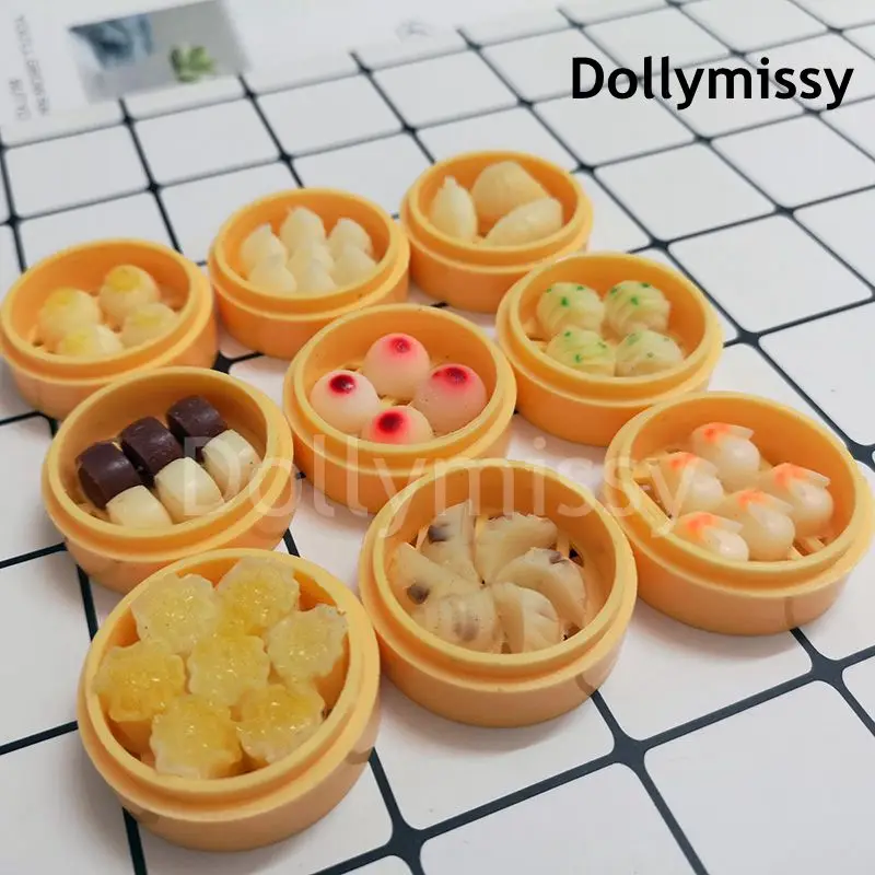 2 шт. кукольный домик миниатюрная еда китайский Dim Sum ролевые продукты blyth BJD кукольный домик Декор кухонные игрушки