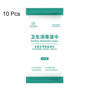 

Physical Surface Antibacterial Wet Wipe Tissue Clean Hand Health Care 10 Pack Wet Wipes Protection Cleaning Wet Wipes