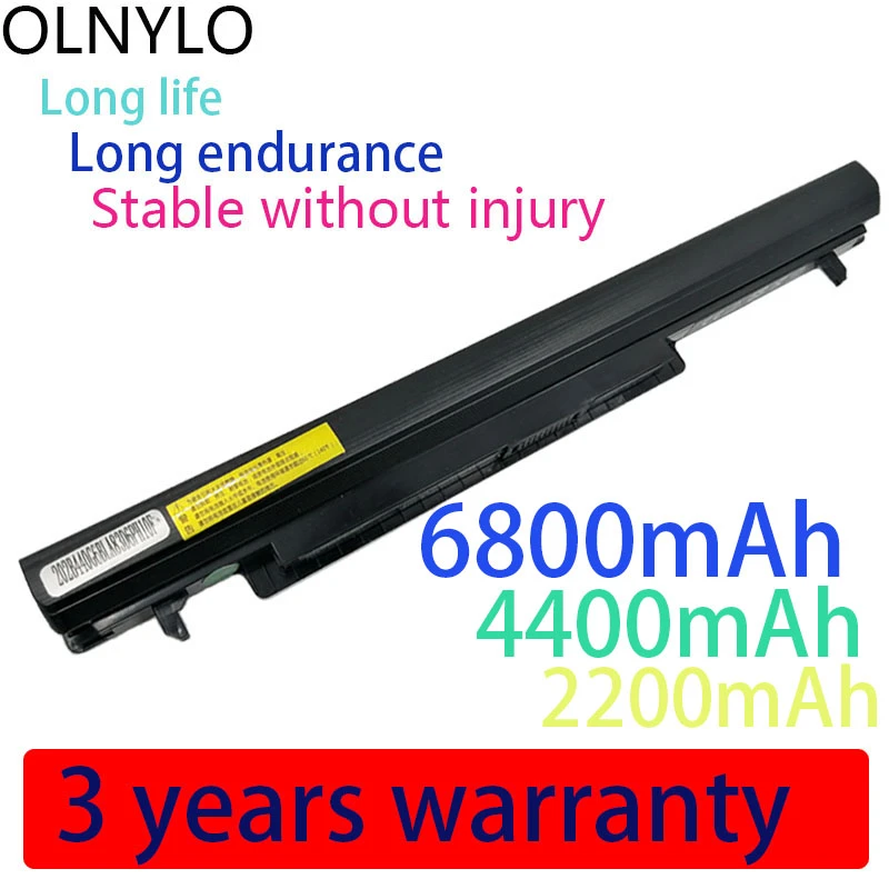 Olnylo New A41 K56 Laptop Battery For Asus K46 K46c K46ca K46cm K56 K56ca K56cm S46c S56c R505ca A32 K56 A42 K56 15v 6800mah Laptop Batteries Aliexpress