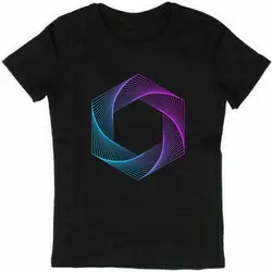 Шестиугольная дизайнерская Летняя мужская одежда с круглым вырезом, забавная футболка для искусства, мужские футболки, мода 2019, уличная