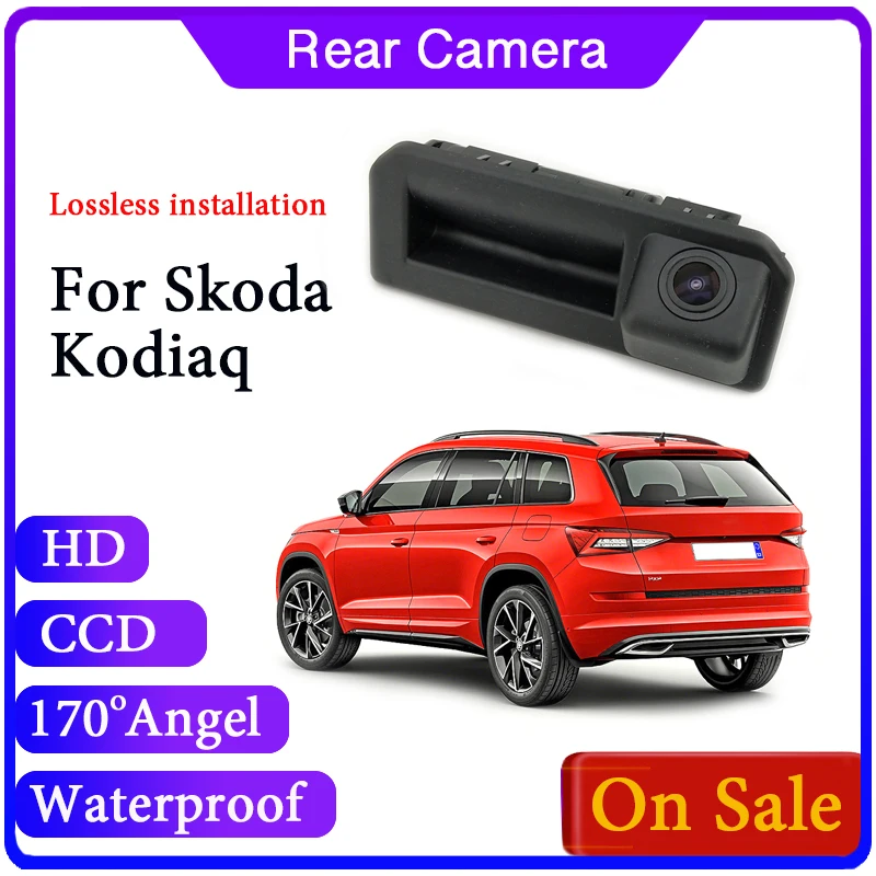 

Reversing Back Up Waterproof Car Camera For Skoda Kodiaq 2016~2020