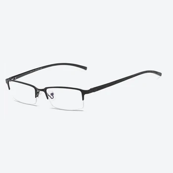

Alloy Half Frame Men Ultralight Square Glasses Busniess Eyeglasses Frame Myopia Optical Frame Eyewear Eye Glasses