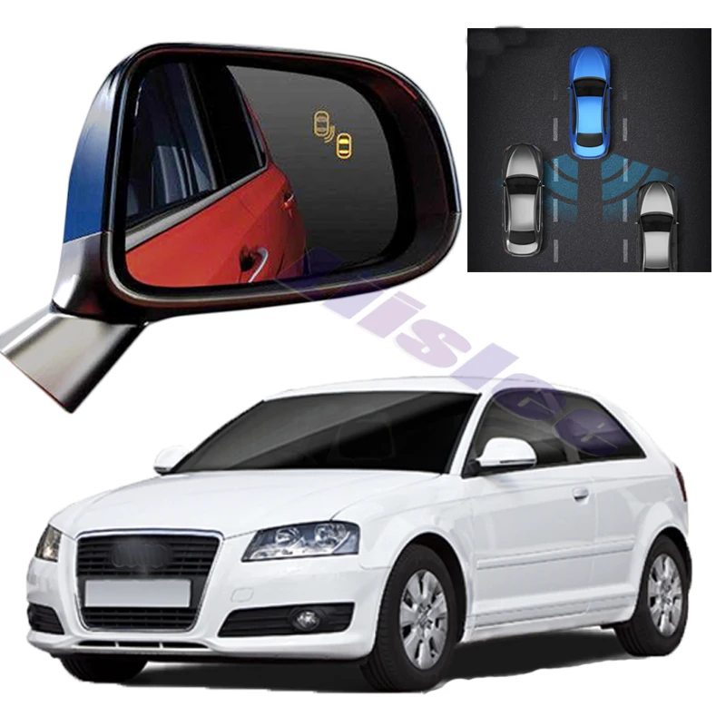 

Car BSM BSD BSA Radar Warning Safety Driving Alert Mirror Detection Sensor For Audi A3 8P 2008 2009 2010 Facelift