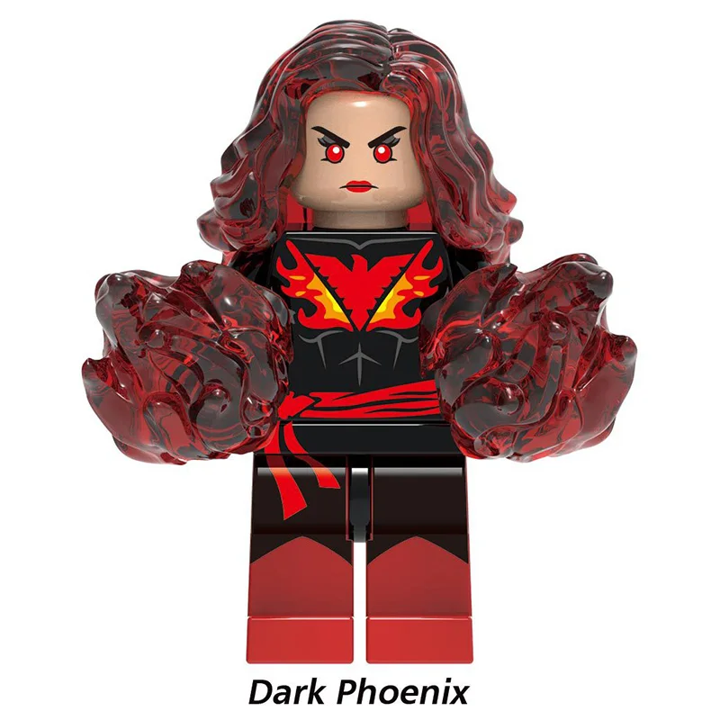 X-Men Dark Phoenix Marvel Wolverine Colossus Mystique Storm Beastly Iceman Apocalypse Beast Building Blocks Toys Figure deadpool