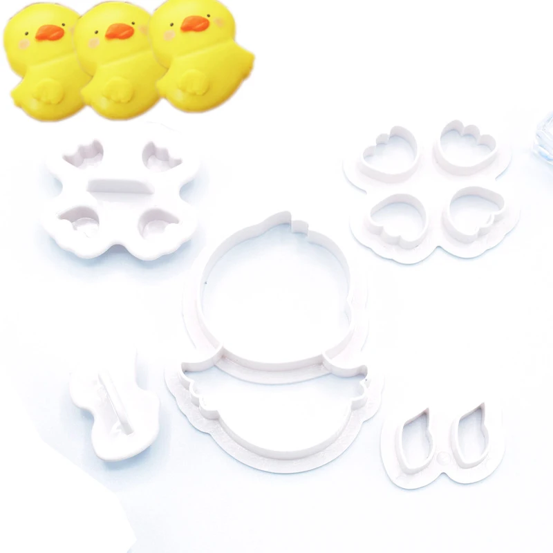 Little Yellow Chicken Cartoon Bread Mould Cookie Cutter Biscuit Sugar Mold Baking Fondant Party Mould Cake Decorating Tools1