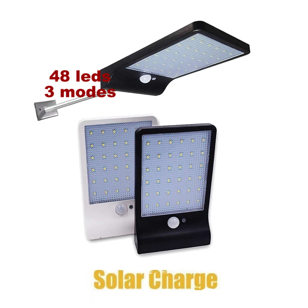

Solar Lights Outdoor 48 LED Super Bright Solar Lamp 450LM Motion Sensor Security Lights Wireless Waterproof Flexible Wall Lights