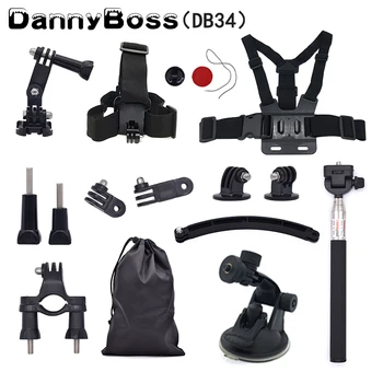 

For Gopro Accessories Three-way Adjustable Pivot Auto Suction Cup mount For Gopro hero 6 5 SJCAM SJ4000 Xiaomi yi Action Camera