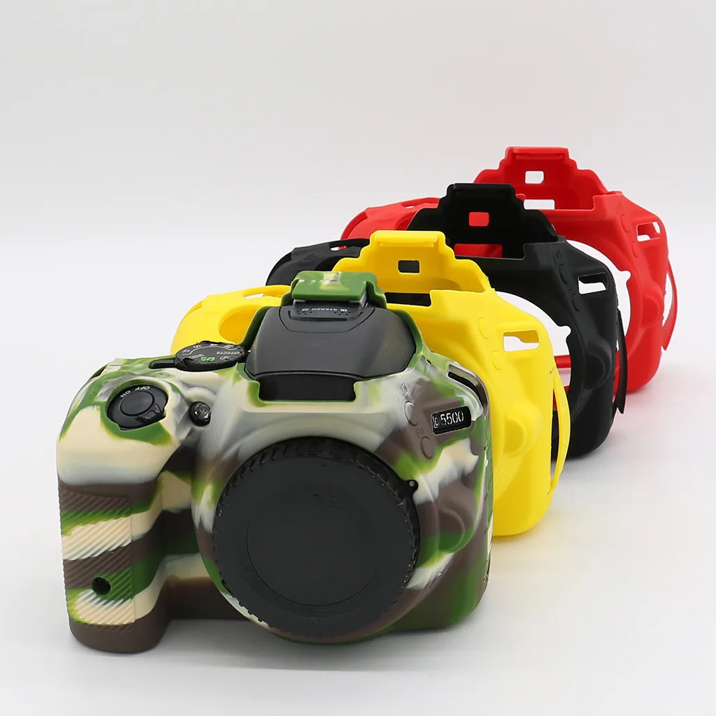 Чехол для камеры Nikon D90 D3300 D3400 D3500 D5100 D5200 D5300 D5500 D5600 DSLR мягкий силиконовый резиновый защитный чехол