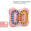 Rotating Magic Beans Cube Fingertip Fidget Toys Kids Adults Stress Relief Spin Bead Puzzles Children Education Intelligence Game 1