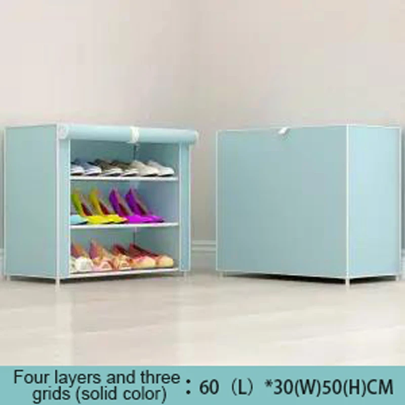 

Multi-layer panoramic simple shoe cabinet shoe rack dustproof cloth cover storage shoe rack multi-specification