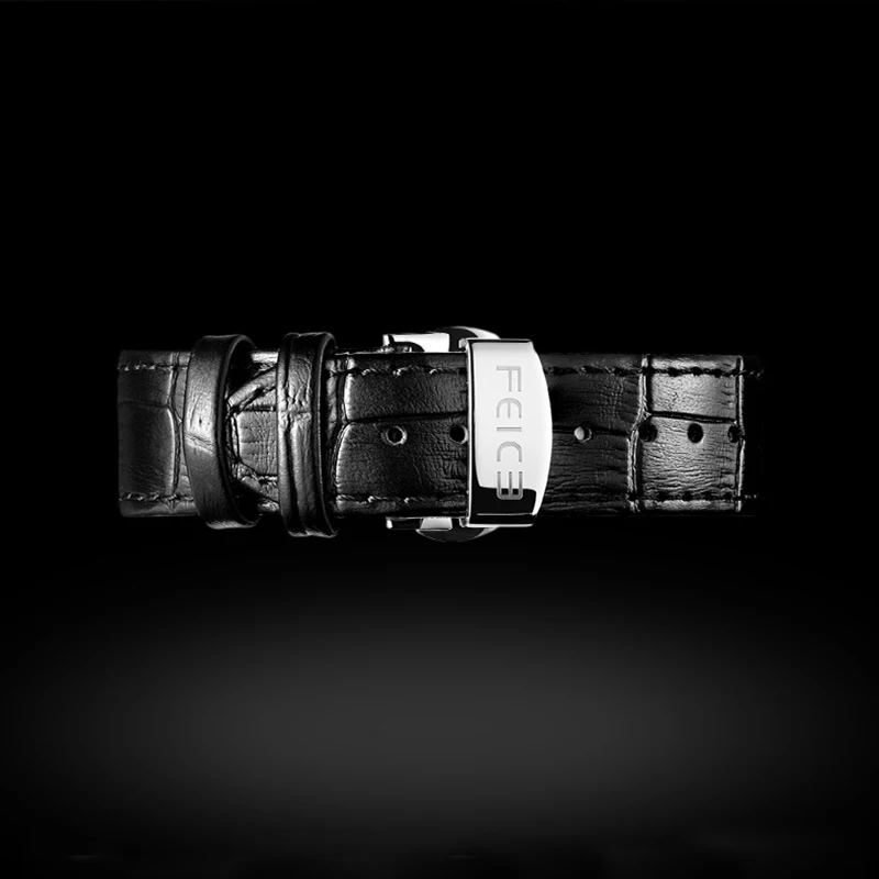 Новинка, модные мужские синие часы с большим циферблатом, автоматические полые 30 метров водонепроницаемые механические наручные часы со стальным ремешком для мужчин