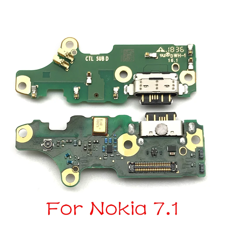 Плата зарядного устройства PCB Flex для Nokia 7 1 2018 TA 1095 USB порт коннектор док станция