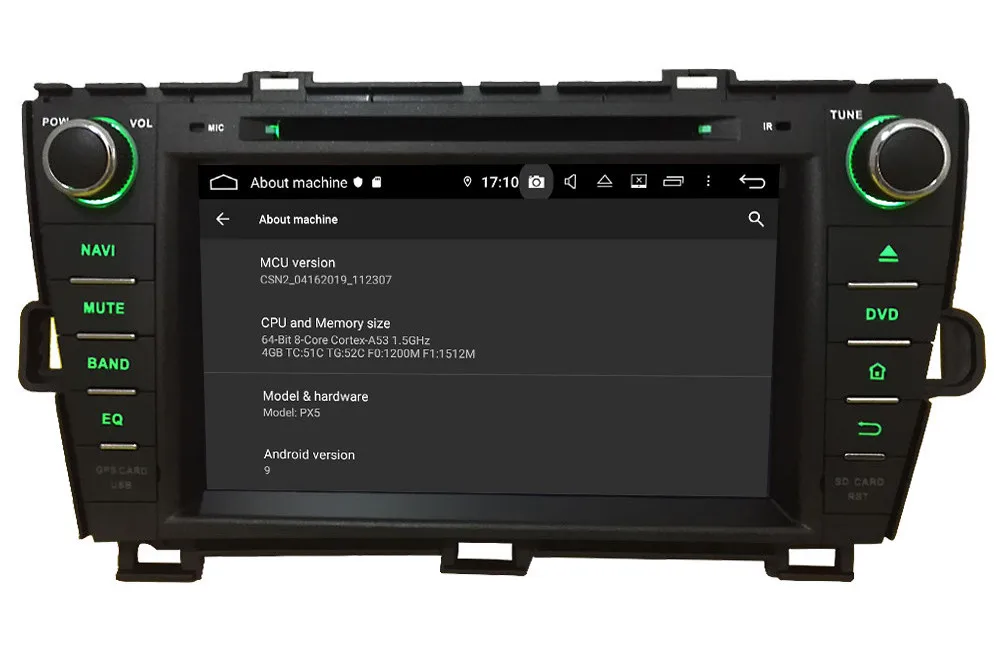 Klyde ips 4G Android 9 Восьмиядерный 4 Гб ОЗУ 64 Гб ПЗУ DSP BT автомобильный DVD мультимедийный плеер радио gps ГЛОНАСС для Toyota Prius 2009