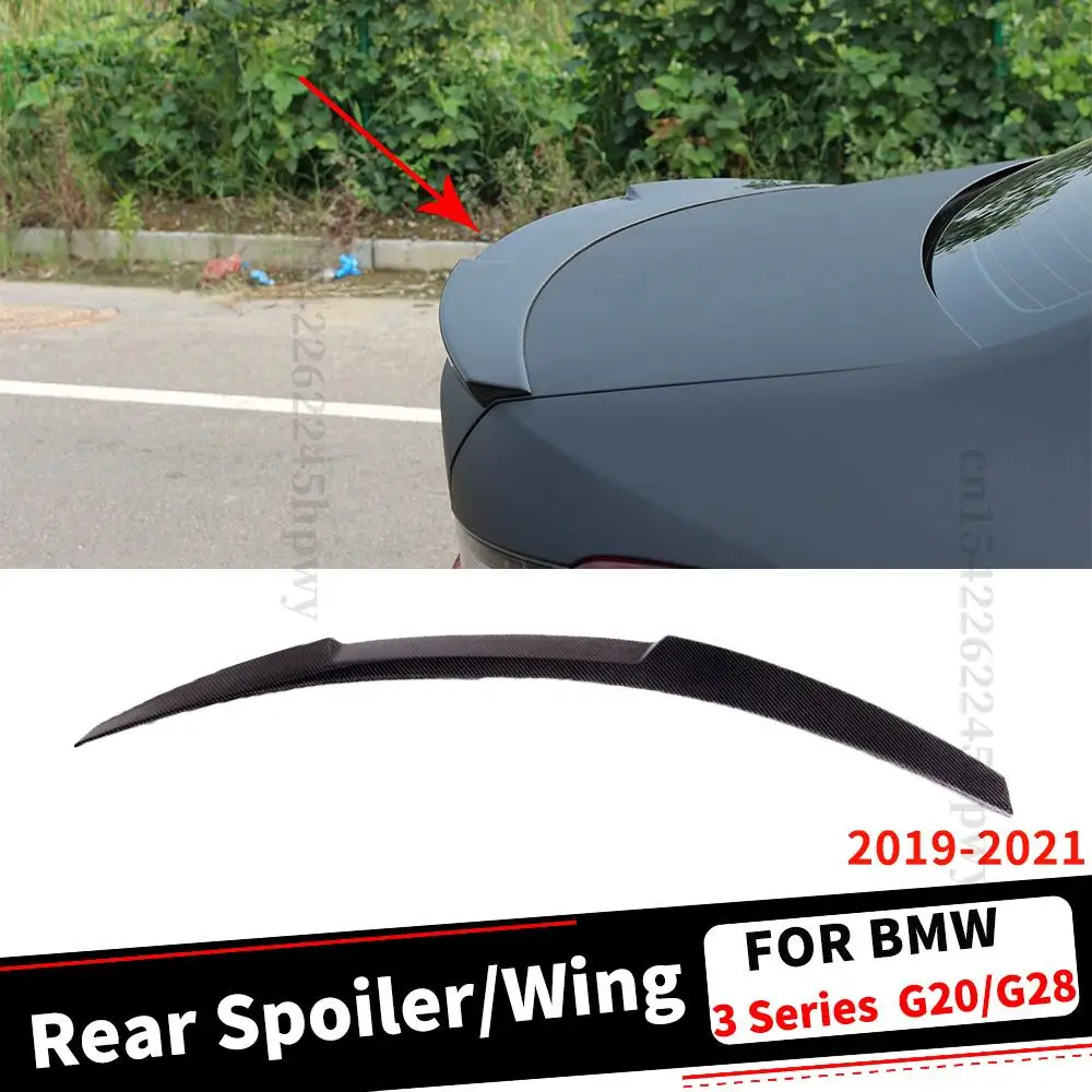 Roof Rear Spoiler Wing Tail Air Deflector Decoration Tuning Splitter Diffuser Body Kit For BMW 3 Series G20 G28 2019 2020 2021 | Автомобили