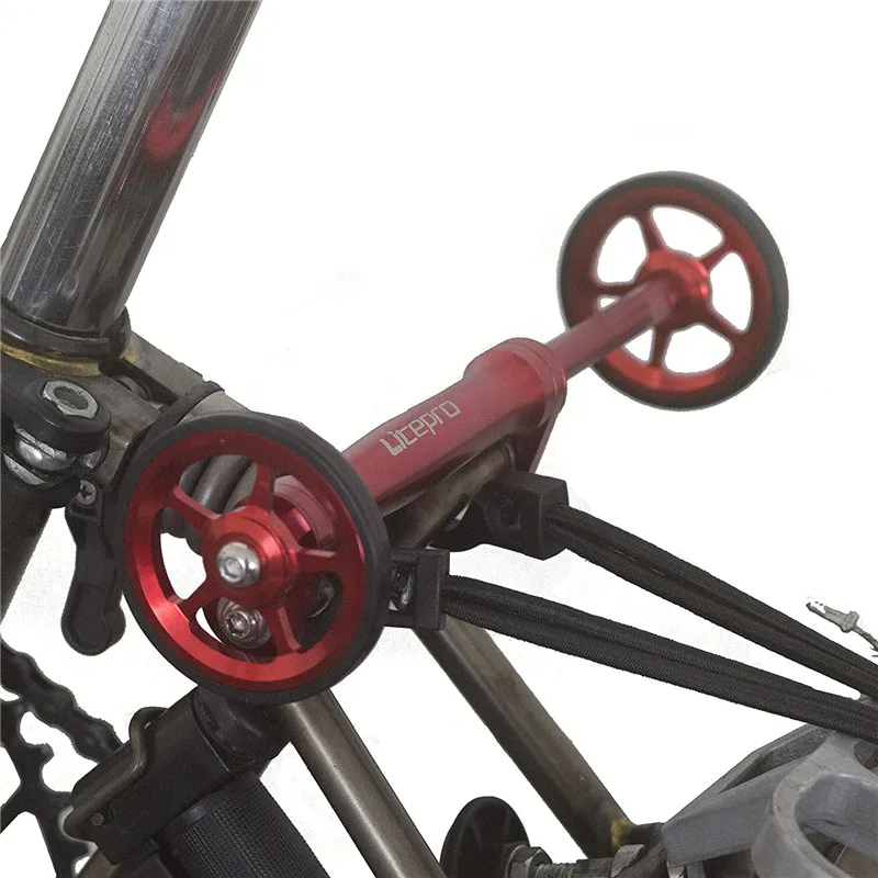 Porte-bagages arrière pour vélo pliant en alliage de titane super léger Porte-bagages arrière pour vélo pliant en alliage de titane super léger