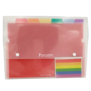

Plastic Expanding A4 Large Capacity Accordion Office 7/13 Pocket File Organizer Practical File Folders Document