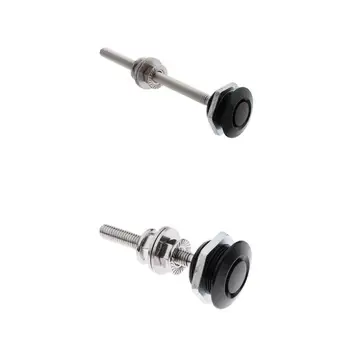 

2x Push Button Hood Pin Lock Low Profile Click Latch Quick Release 100mm+55mm