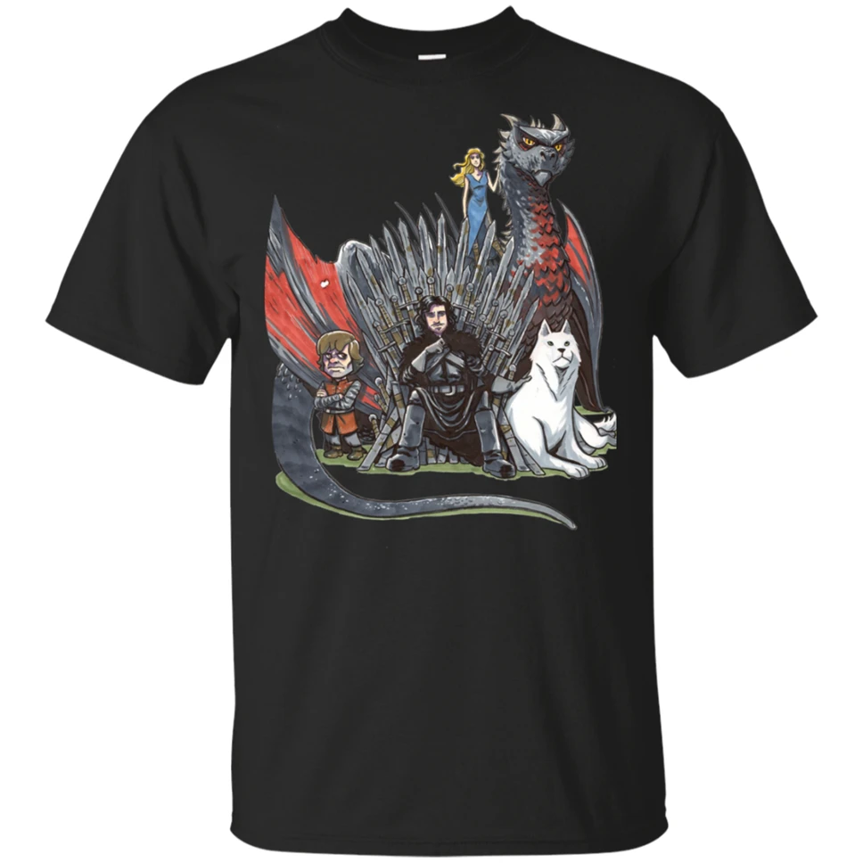 Футболка Игры престолов Jon Snow Tyrion Lannister Daenerys Targaryen Shirt S... Хлопковая футболка с