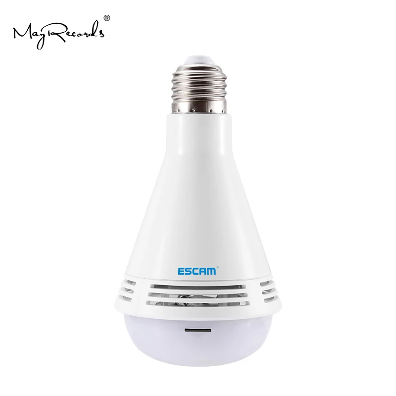 ESCAM QP137 лампа 2MP HD 1080P 360 градусов панорамный Bluetooth динамик IP камера|Камеры