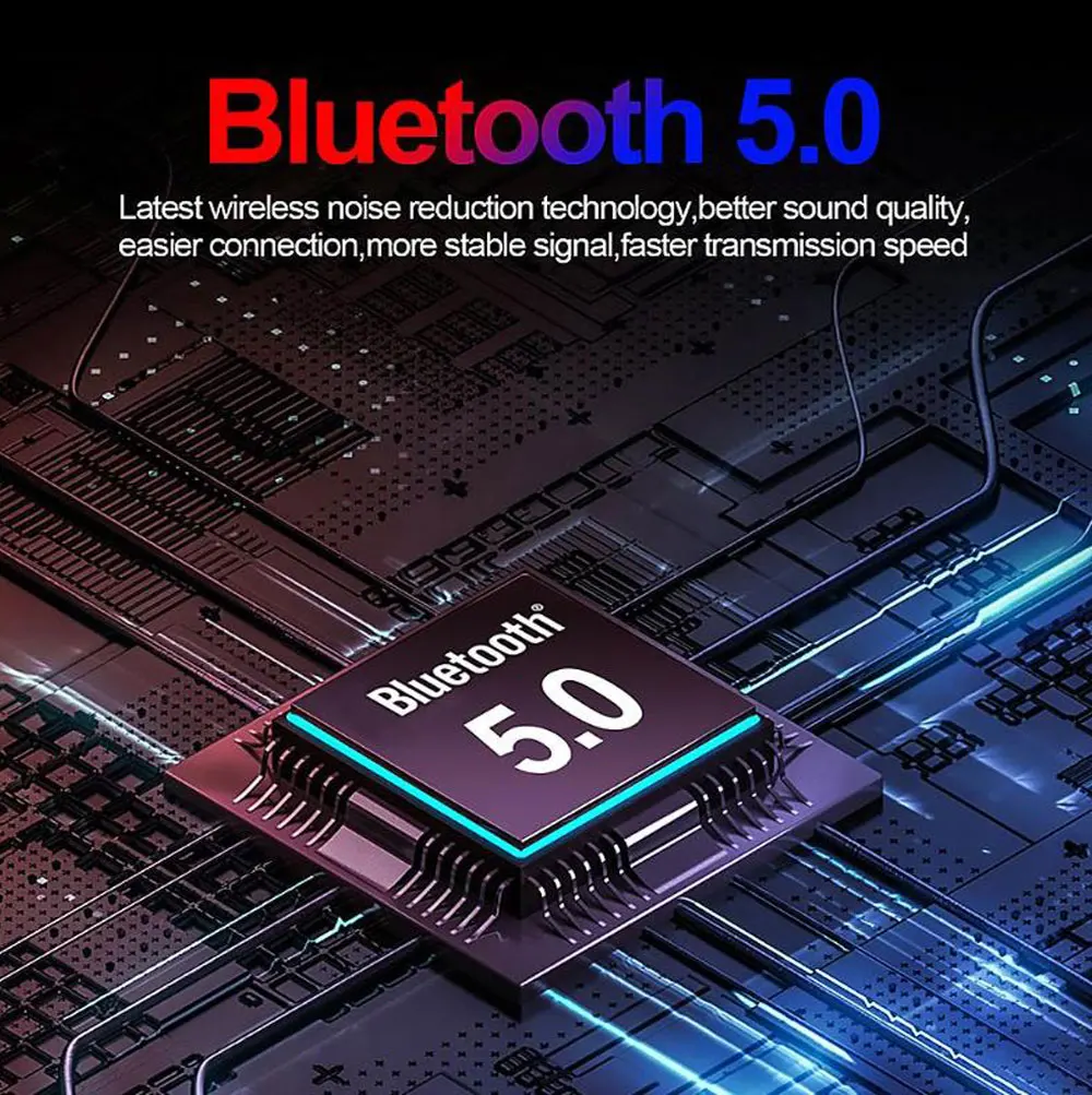 T9 TWS Bluetooth V5.0 гарнитура беспроводные наушники стерео микрофон спортивные наушники 7000 мАч большая емкость для зарядки мобильных устройств