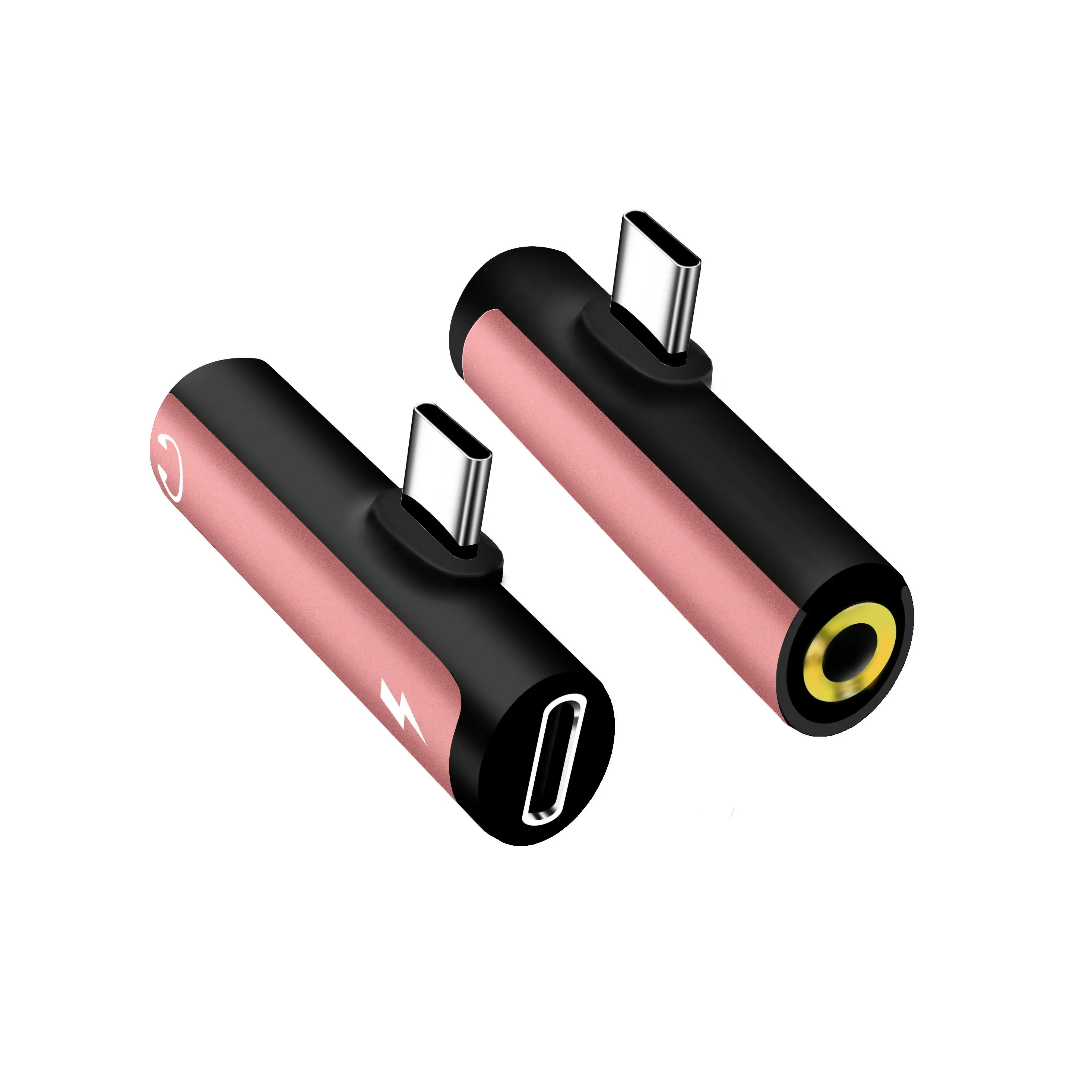 2 в 1 Тип C до 3,5 мм разъем для наушников зарядный преобразователь тип-c аудио адаптер для samsung Xiaomi huawei TSLM1 - Цвет: 02