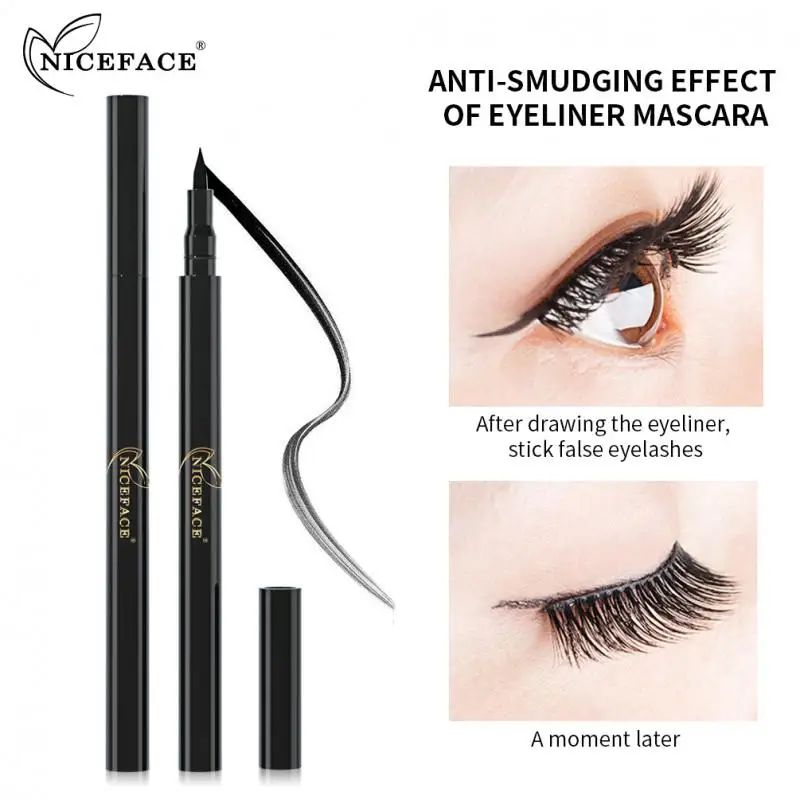 Professional Self-adhesive Eyeliner Waterproof Not-blooming Liquid Eyeliner Natural Long Lasting Eyeliner Pen Eye Makeup TSLM2 Professional Self-adhesive Eyeliner Waterproof Not-blooming Liquid Eyeliner Natural Long Lasting Eyeliner Pen Eye Makeup TSLM2