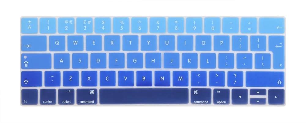 Английская евро клавиша Enter Крышка для- Macbook Pro 13 15 дюймов с сенсорной панелью новая модель A1706 A1707 - Цвет: Gradient Blue
