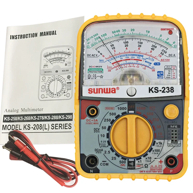 

KS-238 Analog Multimeter New design KS-268 Handheld Multimeter KS-268L