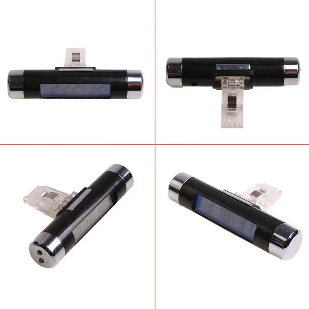 Car Air Outlet Thermometer Electronic Clock Time Led Digital Thermometer Plus Back Luminous Car Supplies Car Air Outlet Thermometer Electronic Clock Time Led Digital Thermometer Plus Back Luminous Car Supplies