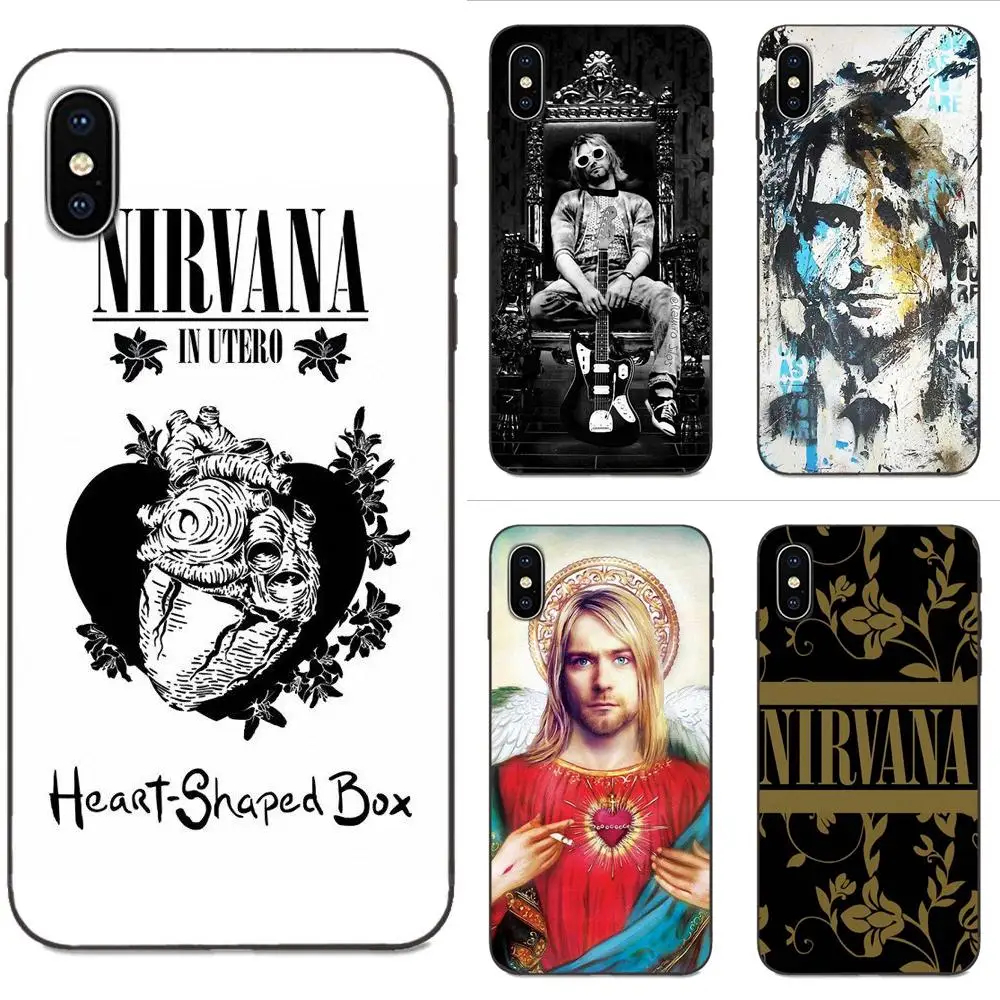 Мягкий Стильный чехол Nirvana Курта Кобейна из ТПУ для Galaxy C5 C7 J1 J2 J3 J330 J5 J6 J7 J730 M20 M30 Ace