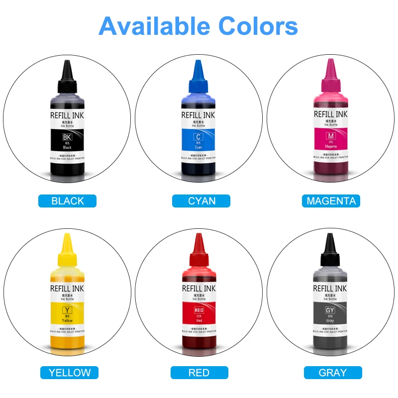Tinta de Sublimação para Impressora Epson Foto de Expressão hd Xp15000 Xp15000 Xp-15010 Xp-15080 Xp15080 Xp15080 T312 T314 xl 100ml por Conjunto - Imagem 4