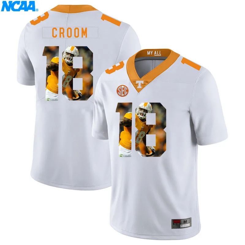 Новое поступление высокое качество NCAA майки Джейсон Croom#18 колледж футболка ограниченной серии Майки S-XXXL
