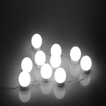 

LED 12V Makeup Mirror Light Bulb Hollywood Vanity Lights Stepless Dimmable Wall LED Makeup Light Kit Dressing Ceiling Table