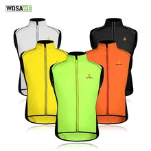 WOSAWE Cycling Vest Jacket Fishing Suit Bike Sleeveless Top Riding Hiking Vest Windbreaker Men Lightweight Breathable Undershirt