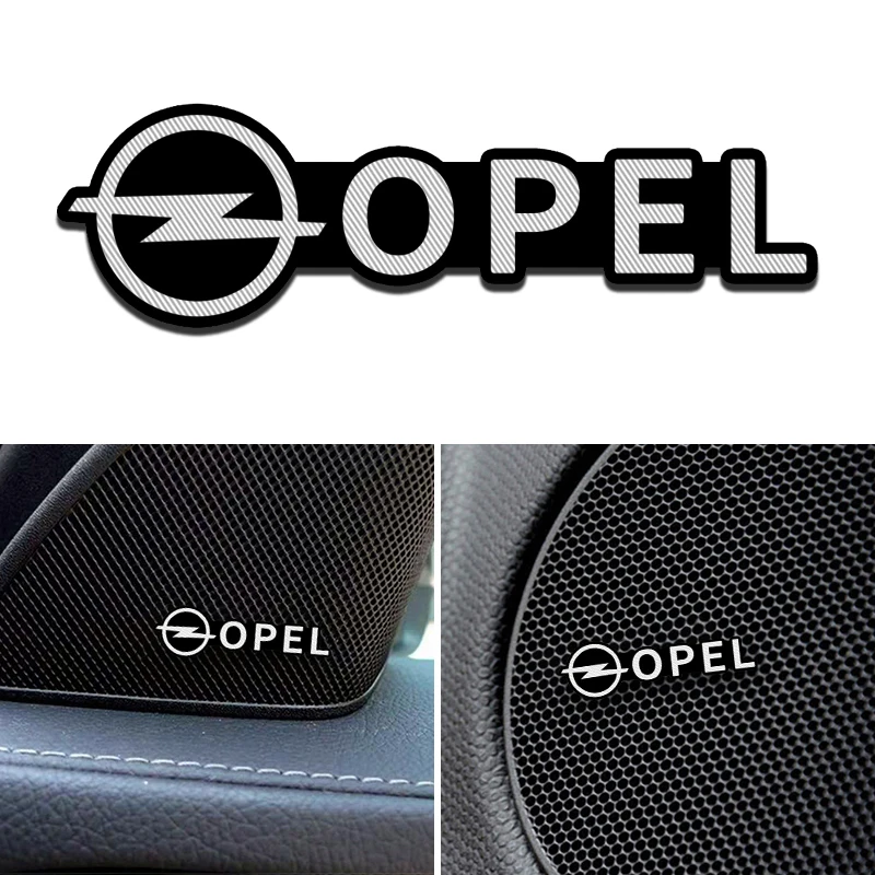 4 шт./лот подходит для Opel Astra Insignia Mokka Zafira Corsa Vectra Antara Meriva наклейки из сплава стерео