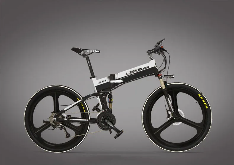 2 Wheels Electric Scooter Adults Two Wheel Electric Bicycles 26 Inch 27 Speed 48V 400W Folding Electric Bicycle (9)