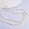 ASHIQI 160 cm Long Natural Freshwater Pearl Necklace For Woman Gift  Multiple Ways of Wearing Sweater Chain Jewelry 2022 ► Photo 3/6