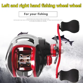 

17+1 Axles Fishdrops Fishing Reel 6.3:1 Bait Casting Reels Left/Right Hand Fishing One Way Clutch Baitcasting Reel Accessories