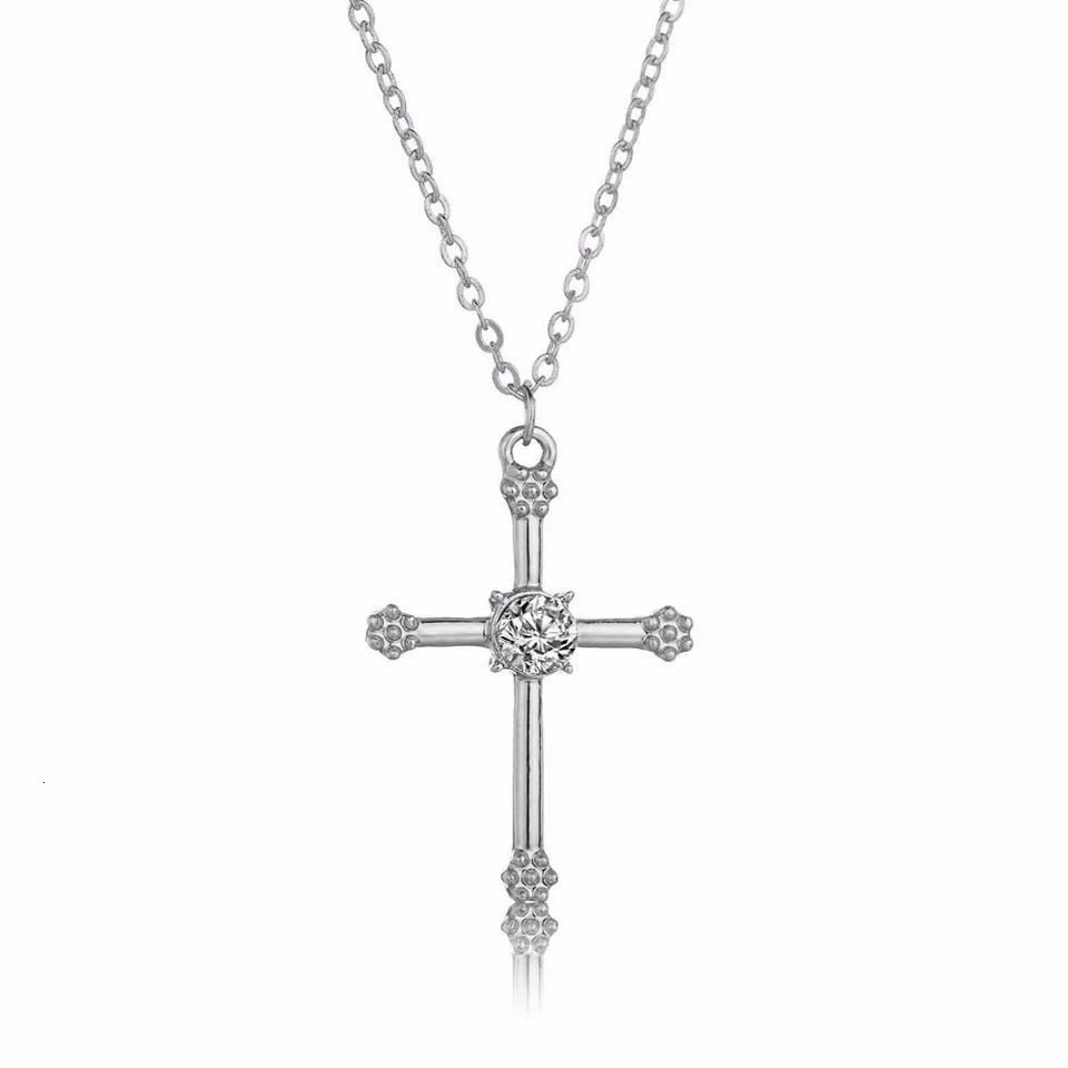 Индивидуальные женские серьги с особенным крестом, большие серебряные серьги для женщин, Классические выразительные декоративные длинные серьги - Окраска металла: N0252GL