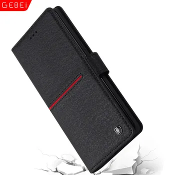 

Luxury Original Brand GEBEI Genuine Magnetc Leather Flip Wallet Cover For Samsung Galaxy Note 10 10Pro Case Silicone Card Slot