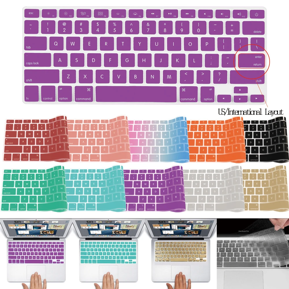 Laptop Keyboard Cover for Apple Macbook Pro 13