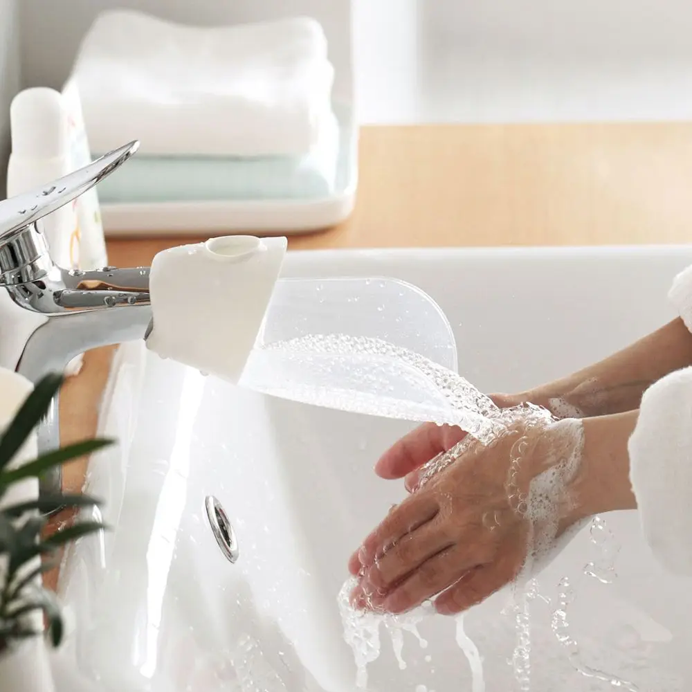 

1pc Splash-proof Kids Faucets Water-saving Guider Washing Hand Guide Vane Tap Filter Water Nozzle Faucet Extender Tools