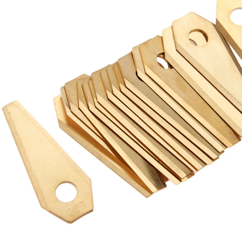 30 шт. Золотая роботизированная косилка Сменное лезвие подходит для