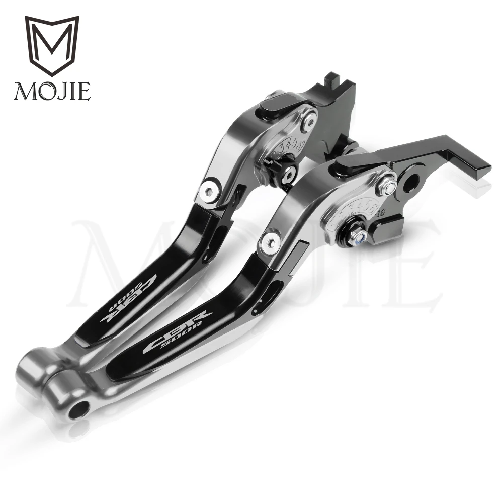 Рычаги тормозного сцепления для мотоцикла Honda CBR500R/CB500F/X CBR CB 500 R F X 500R 500F 500X 2013- CNC рычаги тормозного сцепления - Цвет: Titanium Black
