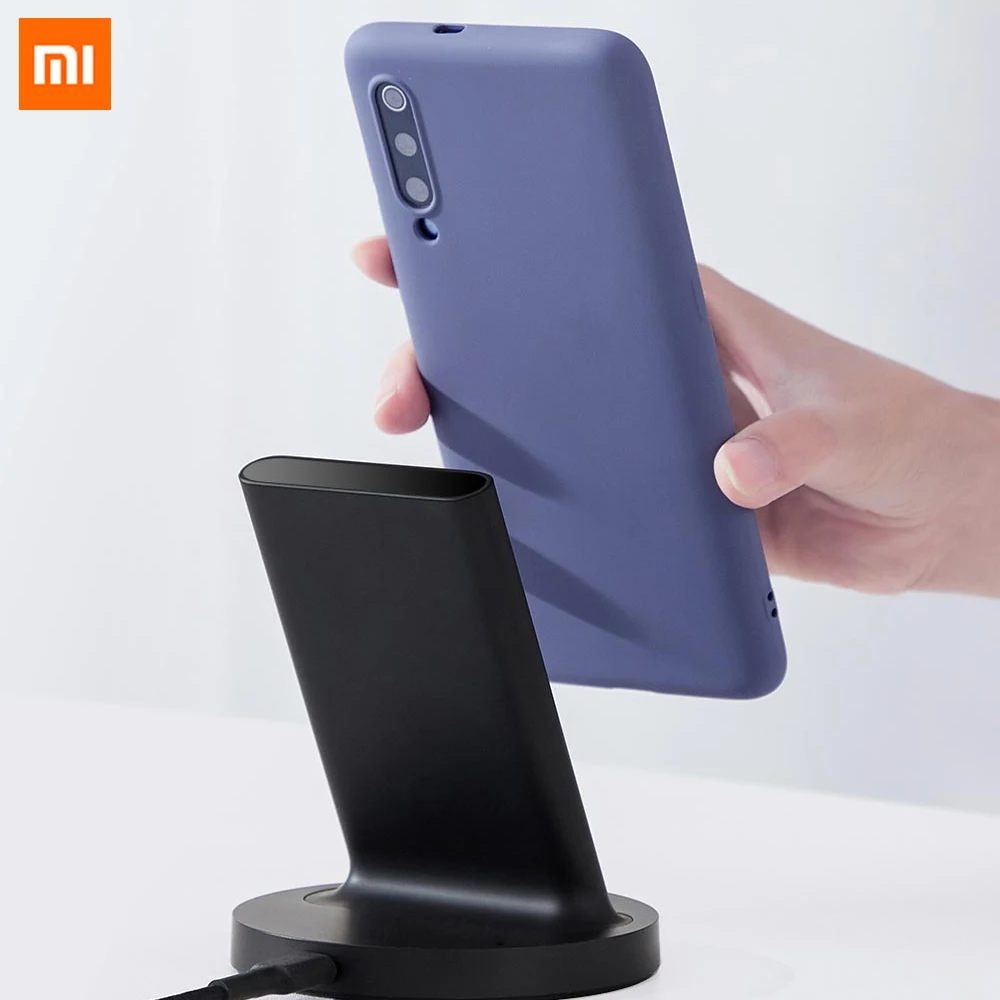 Вертикальное Беспроводное зарядное устройство Xiaomi максимальная мощность 20 Вт