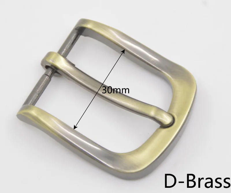 Meetee 1/3/5 шт. 30 мм легированнаякнопка бронзовая шпилька пряжкой в стиле унисекс пряжки ремня головы DIY брюки леатеркрафц декоративные аппаратных аксессуары для ванной комнаты - Цвет: D-Brass