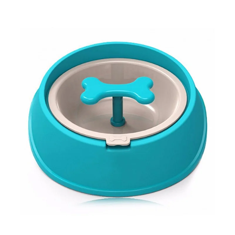 Питомец, собака, кошка, вода, веселье в форме кости, медленная кормушка, миски для собак, миски для воды, миски для щенков, маленьких и больших собак, кормление домашних животных