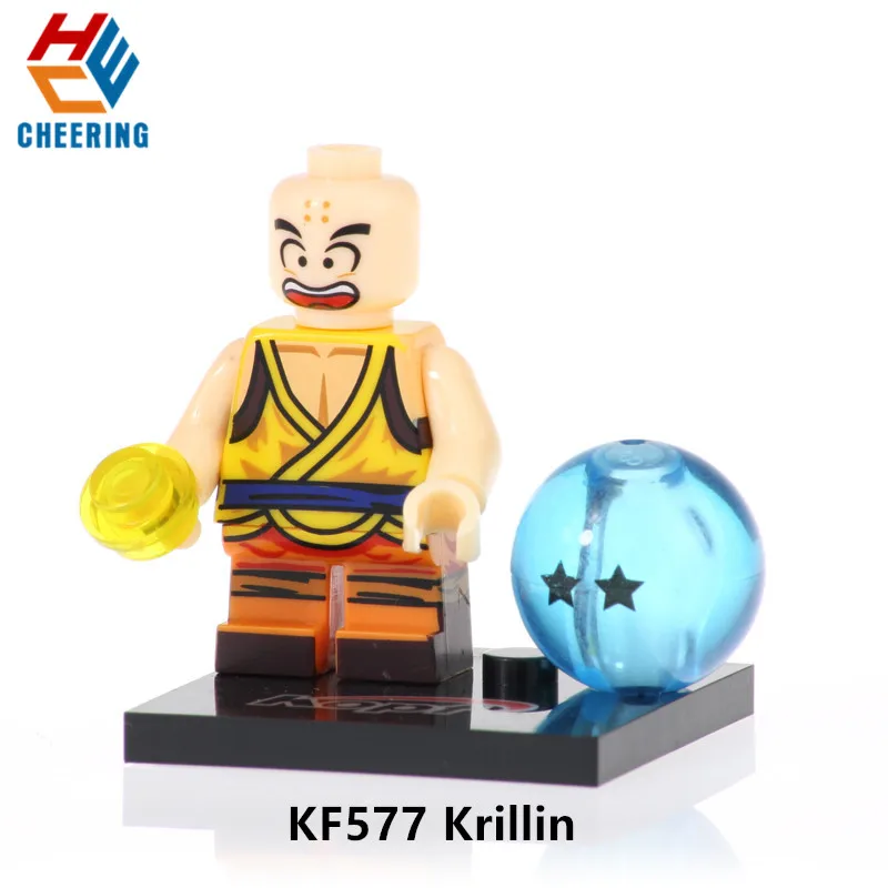 

Single Sale Building Blocks Son Goku Krillin Vegeta Ephesians Trunks Android13 Figures Bricks Model Toys For Children KF577